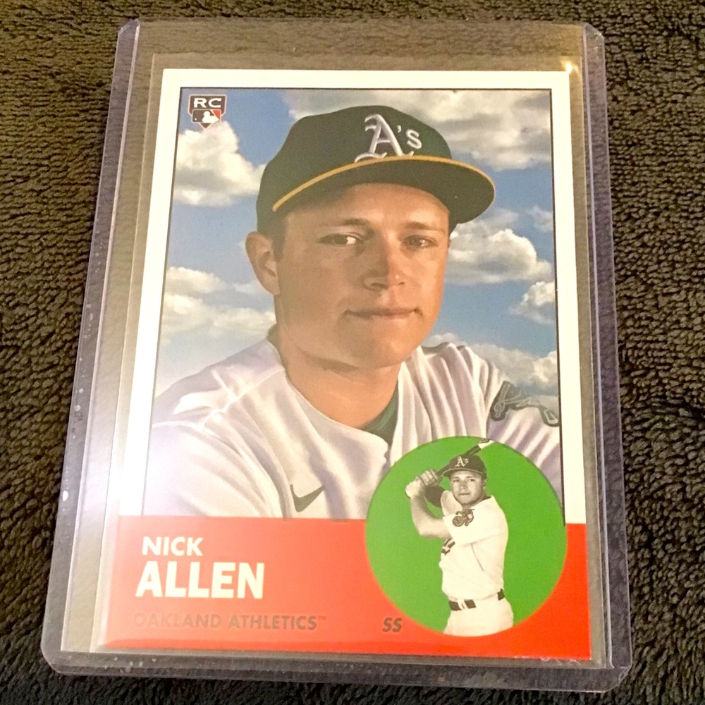 Nick Allen 2022 Topps Archives Baseball Rookie Card ( Oakland Athletics )